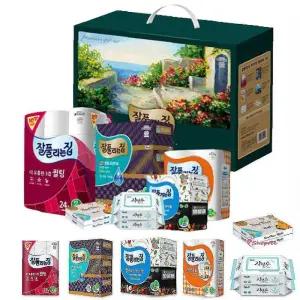 명절선물 스페셜6종 집들이 선물세트 이사 집뜰이 물티슈용품 화장지 휴지 설날 생필품 생활klm096