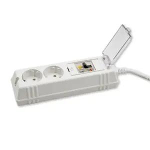 국산 고용량 멀티탭 연장선 20A 안전 누전차단 2구 멀티콘센트 전기 리드선