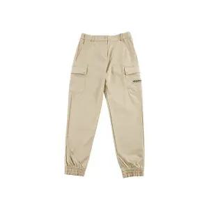 디스커버리 여성 기모 테이퍼드 카고조거팬츠 DWPT76036-BGD