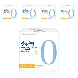 순수한면 제로 저자극 흡수력 순면 뉴 팬티라이너 슈퍼롱 70개입 5개