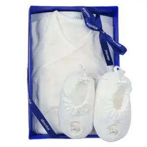 [갤러리아] (압소바출산,태교,아기세트)호싱배냇슈트+덧신2종세트(A2C-10104SET)