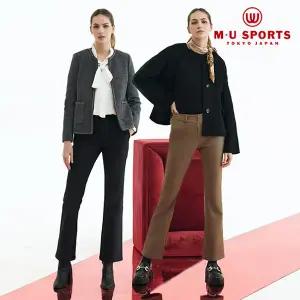 [MU SPORTS] 엠유 스트레치 기모 세미 부츠컷 팬츠 1종