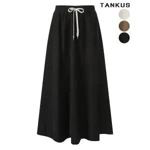 [하프클럽/]여성 스판 골덴 포켓 스커트