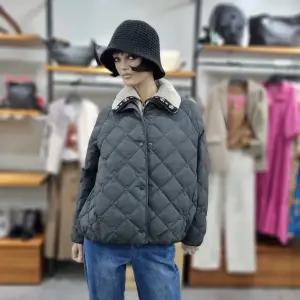 베네통/애플아울렛/니트 집업 탈부착 구스 패딩/BAPDA2561