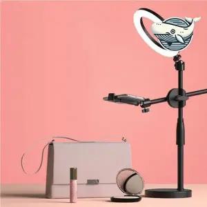 유튜브 촬영용 삼각대 조명 거치대 스마트폰