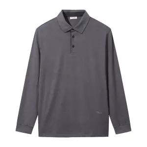 [프랑코페라로] 투톤 기모 긴팔 티셔츠 다크그레이 (OM0FTTY40136)