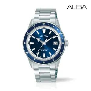 백화점AS 알바 ALBA AS9U81X1 다이버 쿼츠 남성 메탈시계