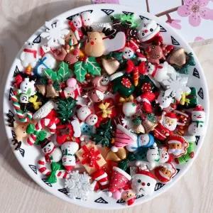 [마트] 크리스마스 파츠 산타 눈사람 데코덴 DIY 재료 슬라임 꾸미기 성탄절