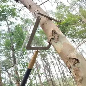 높은곳 줄 막대기 복층 가위 장대 두꺼운 셀프 걸기 손잡이 기계 나무 높은 나무에로프걸기