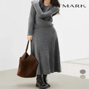 [앳마크]ATMARK 꼬임라운드니트+스커트SET_AA59SE004G