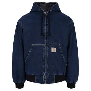 칼하트 25FW 블루 OG 액티브 데님 후드 집업 자켓 I032232 0106