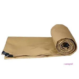 방수포 텐트 3x4m 타포린 캠핑 베이지 시트 그라운드 바닥 옥상 캠핑용 덮개 천막 타프nop250