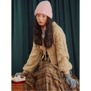 케이블 피셔맨 카디건  베이지 (355Y5ALY5A)