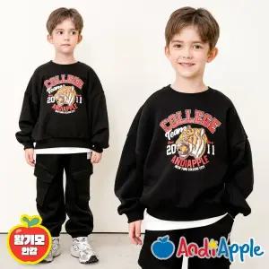 [앤디애플] 와일드팀왕기모맨투맨티셔츠