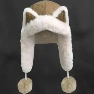 여성용 겨울 귀달이 방한 벙거지 모자 귀모양 방울 디자인