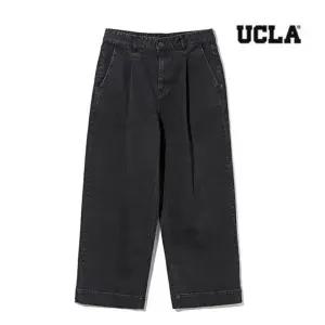 [갤러리아] [UCLA] 남녀공용 원턱 와이드 데님 팬츠 UBADP90_39