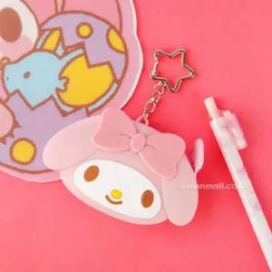 실리콘 동전 파우치 캐릭터 키링 지갑 가벼운