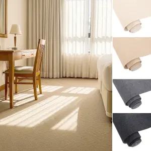 92개국판매 바로 붙이는 무자국 롤 카페트 워셔블 매트 크림 화이트