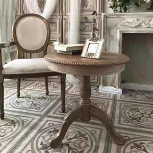 복고풍 원형 테이블 맹구테이블 수납 엔틱 카페 탁자