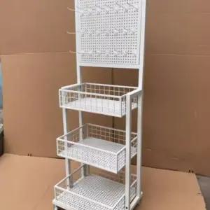 타공 철제 가판대 타공보드 진열장 소품 진열대