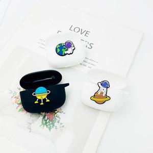 QCY HT08A /HT07 /C50 /N70 / N60 AilyBuds Pro /T29 케이스용 만화 이어폰 커버 실리콘 임팩 방지