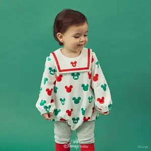 [디즈니베이비](신세계 사우스시티)[25년 겨울신상]노엘미키바디수트세트(O/WHITE)_79S717510