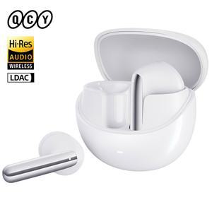 QCY HT10 AilyBuds Pro+ ANC 무선 이어폰 Bluetooth 5.3 LDAC 이어버드가 포함된 고해상도 오디오 6 마이크 AI HD 통화 다중 지점 연결