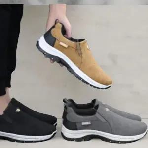 [옷자락]남성 일상용 아웃도어 미끄럼방지 경량 운동화 슬립온