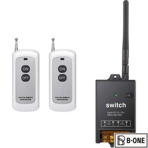 장거리 원격 리모컨 스위치, 무선 RF DC 12V, 40A 릴레이, 984FT