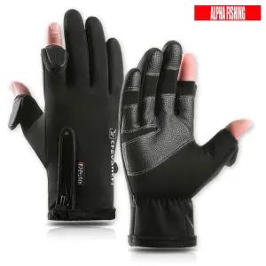 기모 오픈핑거장갑 M/L/XL/XXL 방한 방수원단 낚시 등산 반장갑