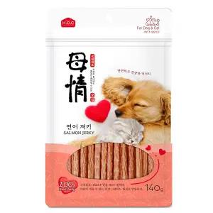 아스쿠 모정 연어져키 140g x 5개 강아지간식 져키