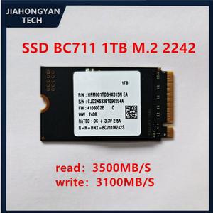 엔비스템 SSD Hynix BC711 1T 2242 M 2 NVME 솔리드 스테이트 드라이브 PCIe 3 0X4 노트북 데스크탑용 원본