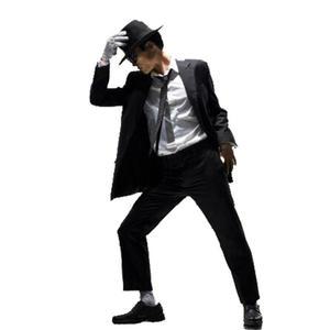 마이클잭슨 무대의상 복장 공연 남자 졸사 검은색 파티공연 턱시도 비즈 댄스 장갑 무대