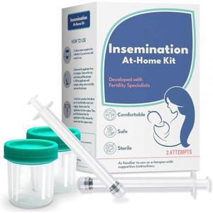 성공률 향상을 위한 2개와 주사기가 어플리케이터 가족을 컬렉션 및 컵 보조 여성 자연스러운 키트, 있는 지원, 장거리 자가 | 임신 2개 Insemination 포함