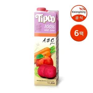 팁코 ABC주스 1L 6팩 / 과채주스