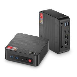 게임 P4 라이트 게이밍 미니 PC 라이젠 7 5825U 32GB RAM 1TB SSD 프로 트리플 4K 60Hz 디스플레이 데스크톱 컴퓨터 11대 PS3 에뮬레이터 마이크로 지원 HDMI+DP+Type-C WiFi 6E BT5.2 듀얼 2.5GbE LAN