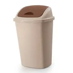 업소용 쓰레기통 다용도 오픈형 플라스틱 거실 쓰레기통 60리터 스윙형 실내 분리수거함 분리수거 대용량