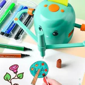 AI 문어로봇 카드 넣으면 미술 선물 그려주는 생일 집들이 그림