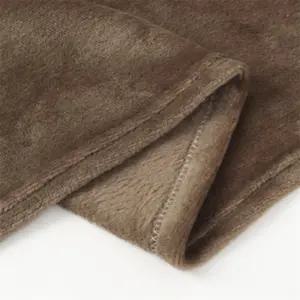 코지테라 극세사 초코브라운 이불담요 150X200CM 차박담요