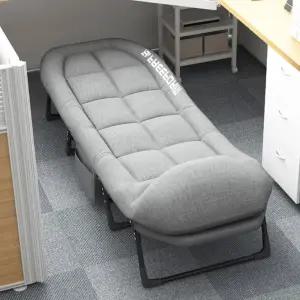 접이식 간이침대 네발형 회사 사무실 휴게실 대기실 공부방 6단계 각도조절 폴딩베드