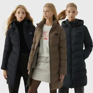 [노스페이스](강남점) 여성 롱패딩 수퍼플렉스 하이브리드 코트 NJ1DQ33