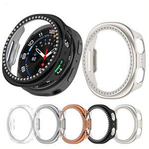 갤럭시워치 케이스삼성 호환 갤럭시 호환 워치 8 40mm용 다이아몬드 케이스 속이 빈 보호 쉘 스마트워치 액