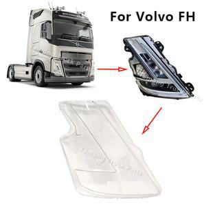 볼보 FH5 트럭 LED 헤드 라이트 전등 갓 용 전면 램프 커버 유리 교체 부품 23752678 24056514 23752680