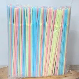 자바라 스트로우 5x24 연색 500개입음료용빨대 장식용 주스 쥬스 1회용 일회용 스트로 스틱