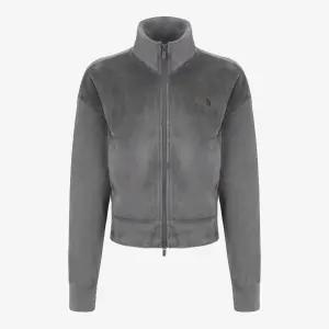 노스페이스 라우라 세미 크롭 자켓 NJ5JR56 그레이 여성 후리스