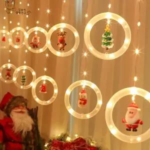 크리스마스 led 전구 인테리어 조명 트리 크리스마스 가랜드 전구 장식 분위기 벽걸이 연출 소품 연말