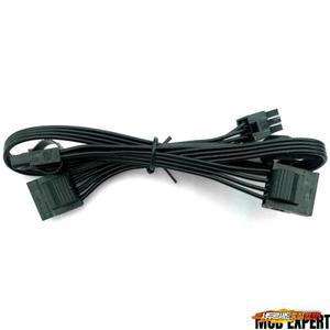 호환 Corsair RM1000 RM850 RM750 RM650 RM550 RM450 RM 모듈형 전원용 6핀 - 4x Molex 4핀 IDE PATA 주변