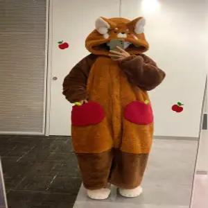 두꺼운 겨울 동물잠옷 렛서판다 커플 극세사