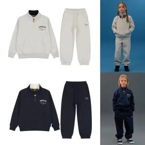 [마크곤잘레스키즈](하남점)기모 반집업 셋업_2colors