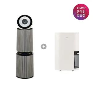 LG 퓨리케어 AI 360 공기청정기 + LG 휘센 오브제컬렉션 제습기 (AS335NSAC + DQ214MEGA)